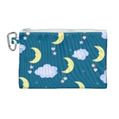 Moon Canvas Cosmetic Bag (large) by nateshop