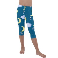 Moon Kids  Lightweight Velour Capri Leggings 