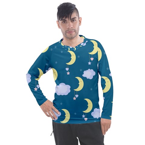 Moon Men s Pique Long Sleeve Tee by nateshop