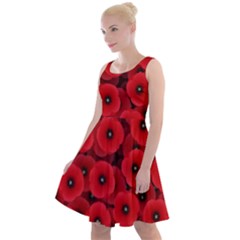 Opium Knee Length Skater Dress by nateshop