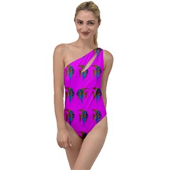 Opposite-way To One Side Swimsuit by nateshop