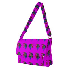 Opposite-way Full Print Messenger Bag (m) by nateshop