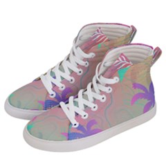 Palm-trees Men s Hi-top Skate Sneakers