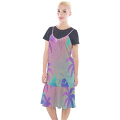 Palm-trees Camis Fishtail Dress by nateshop