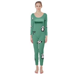 Pandas Long Sleeve Catsuit by nateshop