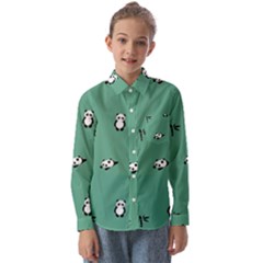 Pandas Kids  Long Sleeve Shirt