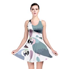 Parrot Reversible Skater Dress by nateshop