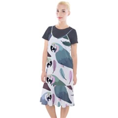 Parrot Camis Fishtail Dress by nateshop