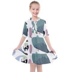 Parrot Kids  All Frills Chiffon Dress by nateshop