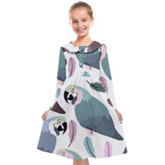 Parrot Kids  Midi Sailor Dress by nateshop