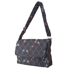 Pattern Flower Full Print Messenger Bag (s) by nateshop