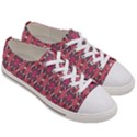 Pattern Motif Women s Low Top Canvas Sneakers View3