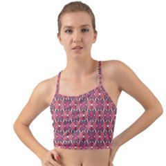 Pattern Motif Mini Tank Bikini Top by nateshop