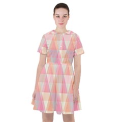 Pattern Triangle Pink Sailor Dress by nateshop