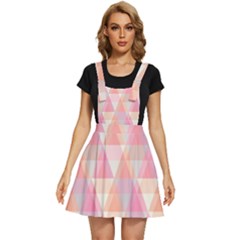 Pattern Triangle Pink Apron Dress by nateshop