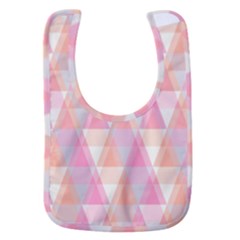 Pattern Triangle Pink Baby Bib by nateshop