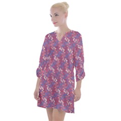 Pattern,ilustrasi Open Neck Shift Dress by nateshop