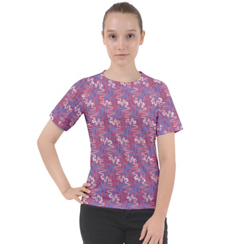 Pattern,ilustrasi Women s Sport Raglan Tee by nateshop