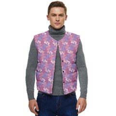 Pattern,ilustrasi Men s Short Button Up Puffer Vest	