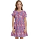 Pattern,ilustrasi Kids  Puff Sleeved Dress View1