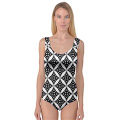 Pattern-black Princess Tank Leotard  by nateshop