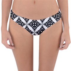 Pattern-black Reversible Hipster Bikini Bottoms by nateshop