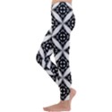 Pattern-black Kids  Lightweight Velour Leggings View2