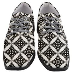 Pattern-black Women Heeled Oxford Shoes by nateshop