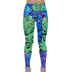 Pattern-cat Lightweight Velour Classic Yoga Leggings by nateshop