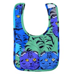 Pattern-cat Baby Bib by nateshop