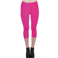 Pattern-pink Capri Leggings  by nateshop