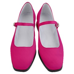 Pattern-pink Women s Mary Jane Shoes by nateshop