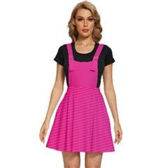 Pattern-pink Apron Dress