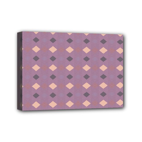 Pattern-puple Box Mini Canvas 7  X 5  (stretched) by nateshop