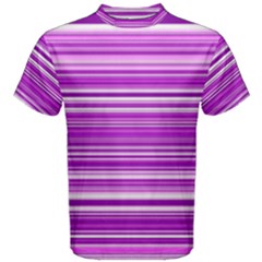 Pattern-purple Lines Men s Cotton Tee by nateshop