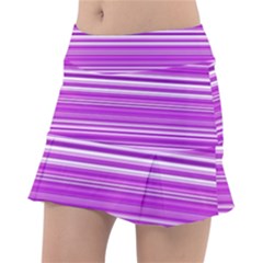 Pattern-purple Lines Classic Tennis Skirt by nateshop