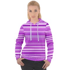 Pattern-purple Lines Women s Overhead Hoodie by nateshop