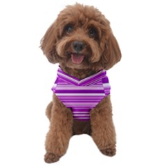 Pattern-purple Lines Dog Sweater by nateshop