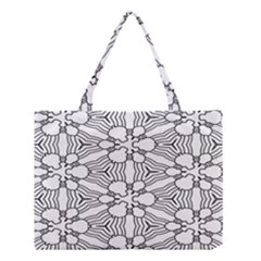 Pattern-white Medium Tote Bag by nateshop