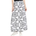 Pattern-white Maxi Chiffon Skirt View1