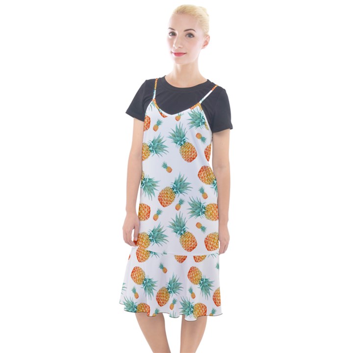 Pineapple Camis Fishtail Dress