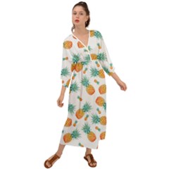 Pineapple Grecian Style  Maxi Dress by nateshop