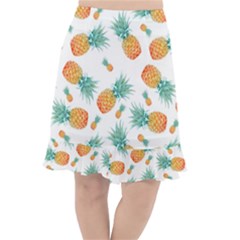 Pineapple Fishtail Chiffon Skirt by nateshop