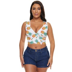 Pineapple Women s Sleeveless Wrap Top by nateshop