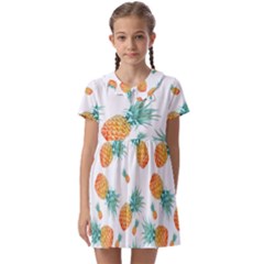 Pineapple Kids  Asymmetric Collar Dress