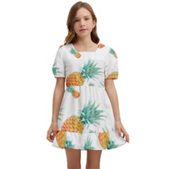 Pineapple Kids  Short Sleeve Dolly Dress