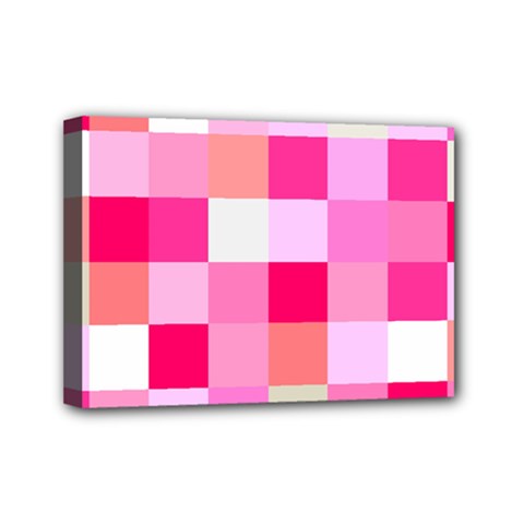 Pink Box Mini Canvas 7  X 5  (stretched) by nateshop