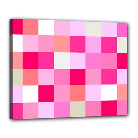 Pink Box Canvas 20  X 16  (stretched) by nateshop