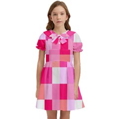 Pink Box Kids  Bow Tie Puff Sleeve Dress by nateshop