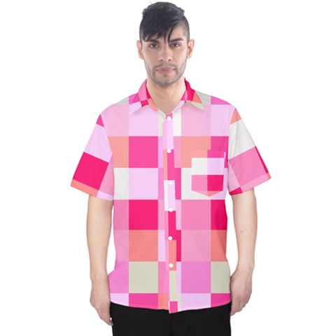 Pink Box Men s Hawaii Shirt by nateshop